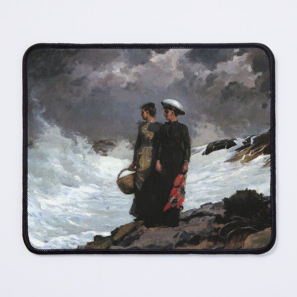Item preview, Winslow Homer - Watching the Breakers designed and sold by ArtExpression.