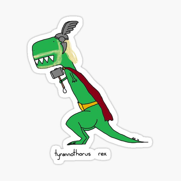 tyrannothorus rex Sticker