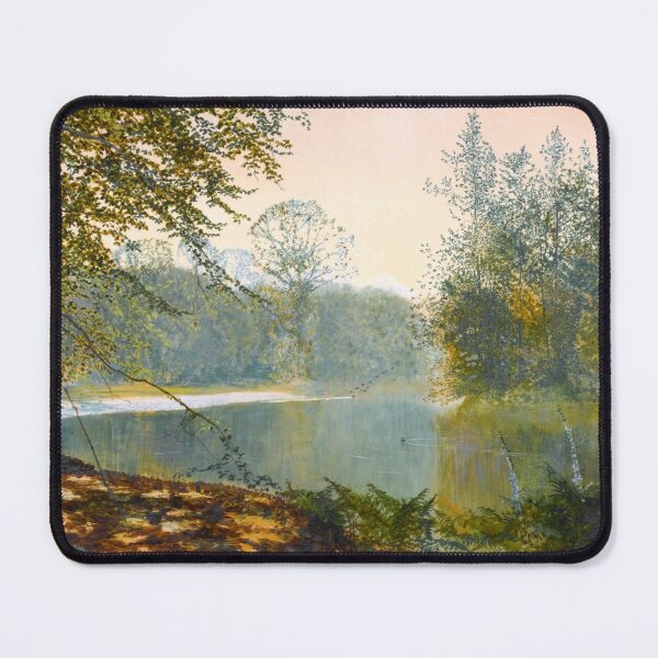 Item preview, John Atkinson Grimshaw - The Quiet of the Lake, Roundhay Park designed and sold by ArtExpression.