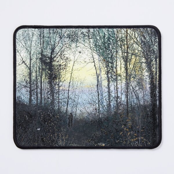 Item preview, John Atkinson Grimshaw - Lovers in a Woodland Clearing designed and sold by ArtExpression.
