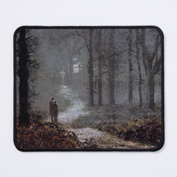 Item preview, John Atkinson Grimshaw - Lovers in a Wood designed and sold by ArtExpression.