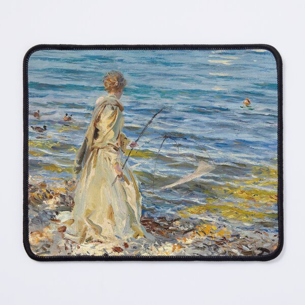 Item preview, John Singer Sargent - Girl Fishing designed and sold by ArtExpression.