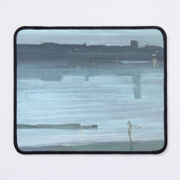Item preview, Nocturne - Blue and Silver - Chelsea by James McNeill Whistler designed and sold by ArtExpression.