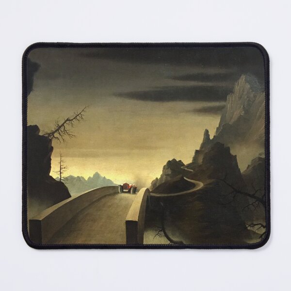 Item preview, Franz Sedlacek - Mountain Landscape with Automobile designed and sold by ArtExpression.