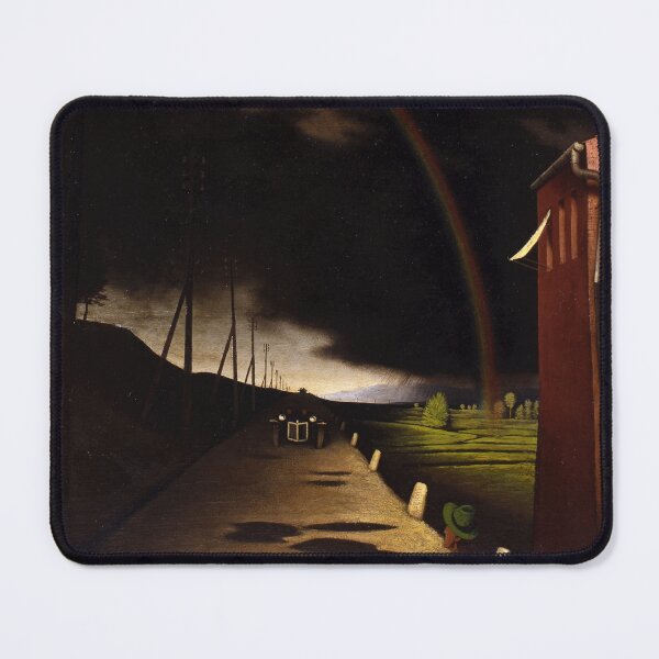 Item preview, Franz Sedlacek - Landscape with Rainbow designed and sold by ArtExpression.