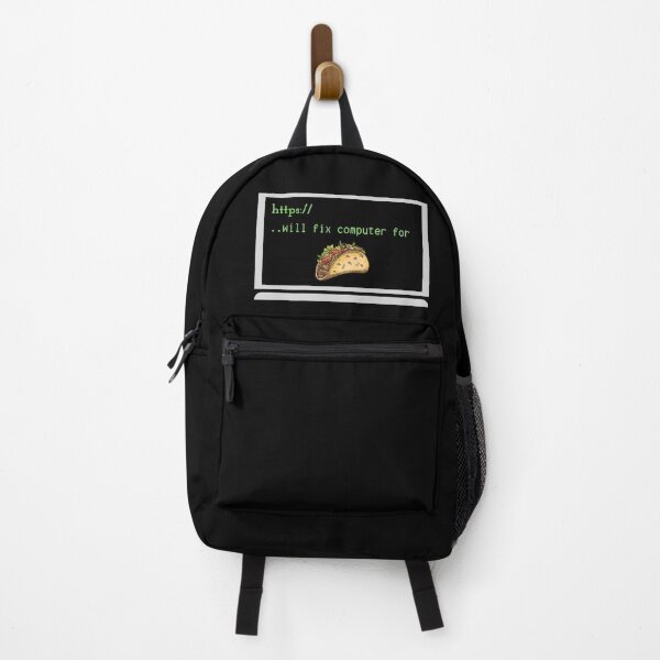Item preview, WILL FIX COMPUTER FOR TACOS FUNNY COOL  designed and sold by Petartist.