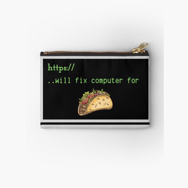 Item preview, WILL FIX COMPUTER FOR TACOS FUNNY COOL designed and sold by Petartist.
