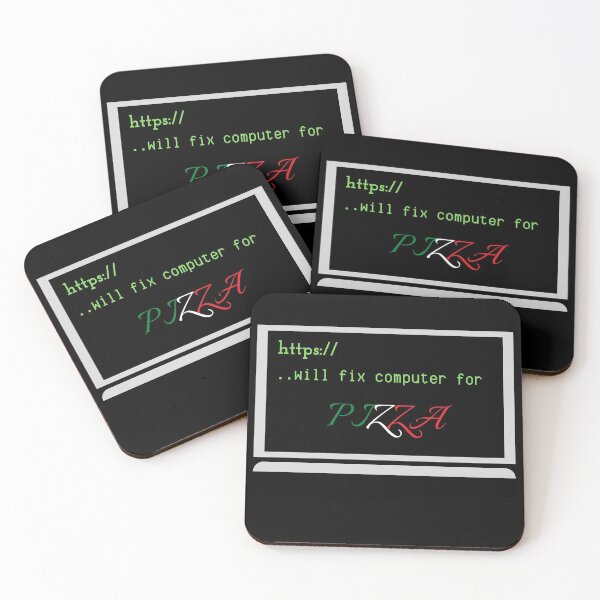 Item preview, WILL FIX COMPUTER FOR TACOS FUNNY COOL PIZZA designed and sold by Petartist.
