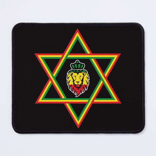 Item preview, Rasta Lion Of Judah Star Of David designed and sold by designandclouds.
