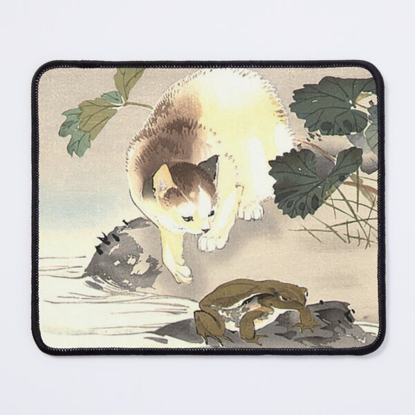 Item preview, Antique Japanese Woodblock Watercolor Cat Print designed and sold by Epitome Girl.