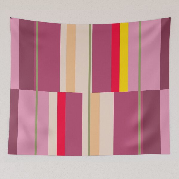 Item preview, Mosaic Color Block | Burgundy Red Yellow Green designed and sold by Menega  Sabidussi.