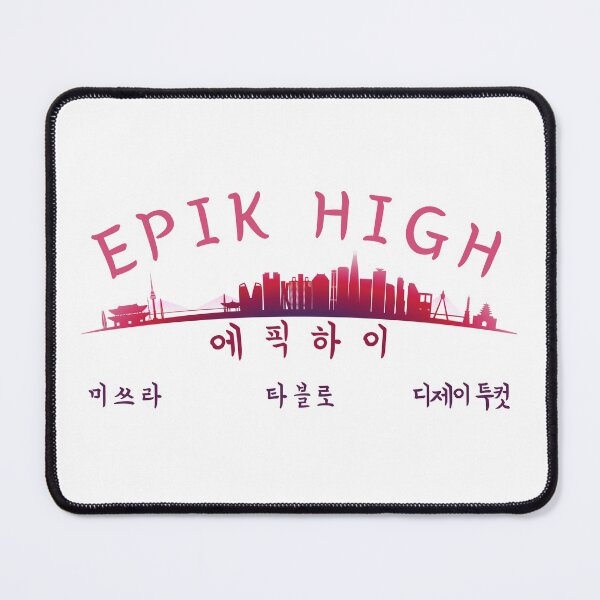 Epik High Members Names Mouse Pad