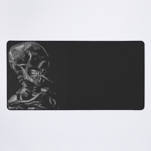 Item preview, Skull of a Skeleton with Burning Cigarette designed and sold by SweetLog.