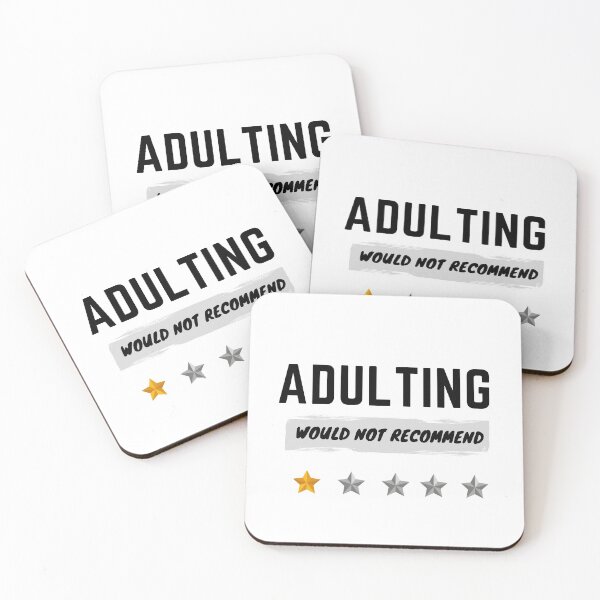Item preview, Adulting Would Not Recommend designed and sold by RK-Artist.