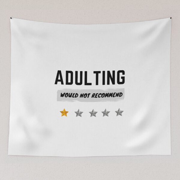 Item preview, Adulting Would Not Recommend designed and sold by RK-Artist.
