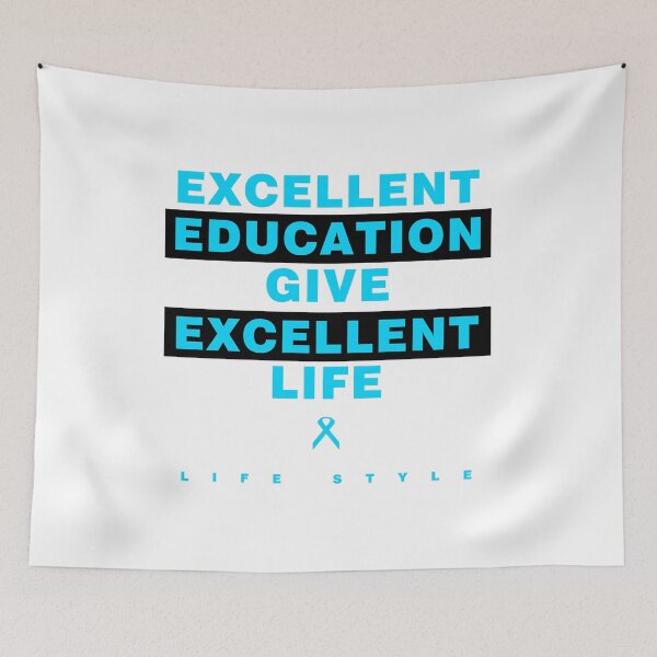 Item preview, Excellent Education give Excellent Life, Positive thinking design designed and sold by Kenvis-edu.