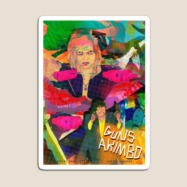 Item preview, Guns Akimbo Film Poster designed and sold by omnishamblesart.