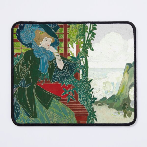 Item preview, L'élégante à l'Aiguille Creuse by Georges de Feure  designed and sold by ArtExpression.