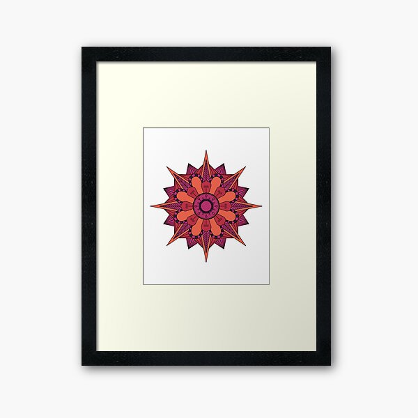 Flower Art Framed Art Print
