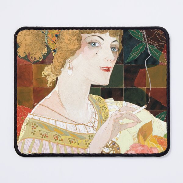 Item preview, La Fumeuse by Georges de Feure designed and sold by ArtExpression.