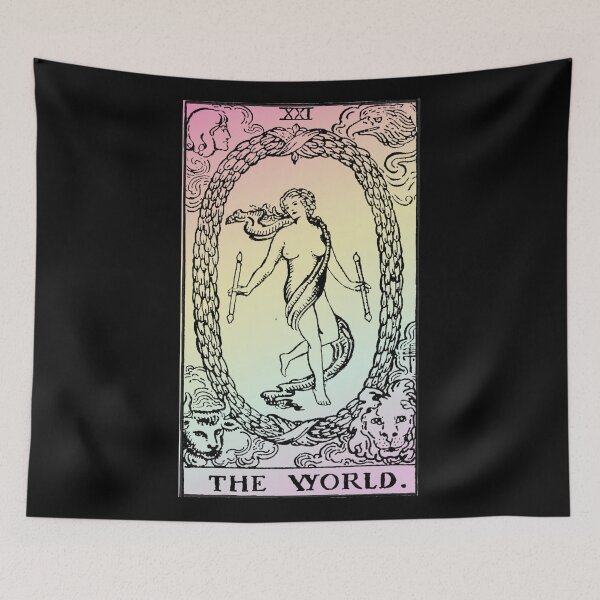 Item preview, Pastel Tarot - The World Tarot Card designed and sold by mooneko.