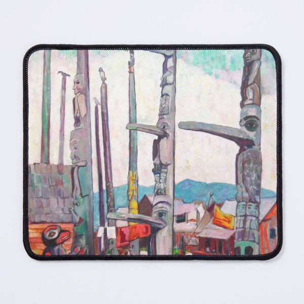 Item preview, Emily Carr - Totem Poles, Kitseukla designed and sold by ArtExpression.