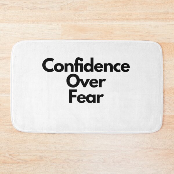 Item preview, Confidence Over Fear Motivational Statement Design designed and sold by Craftynistia.