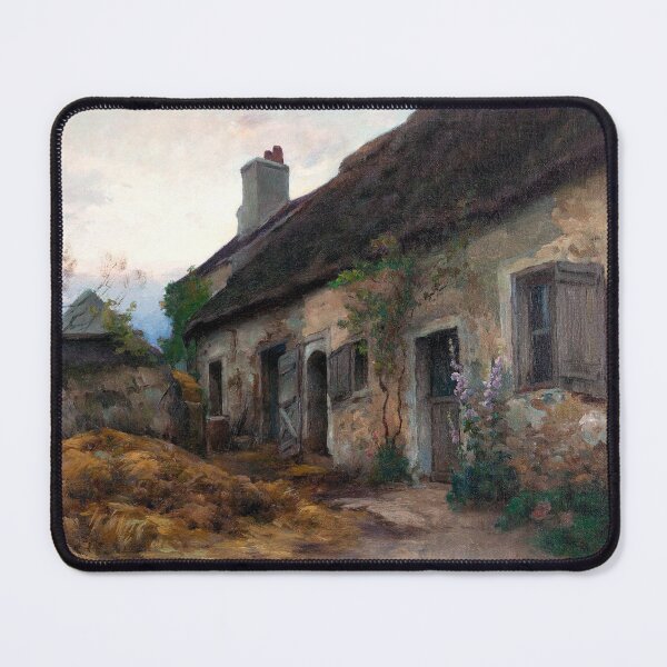 Item preview, Marc-Aurèle de Foy Suzor-Coté - Thatched Hut and Landscape designed and sold by ArtExpression.