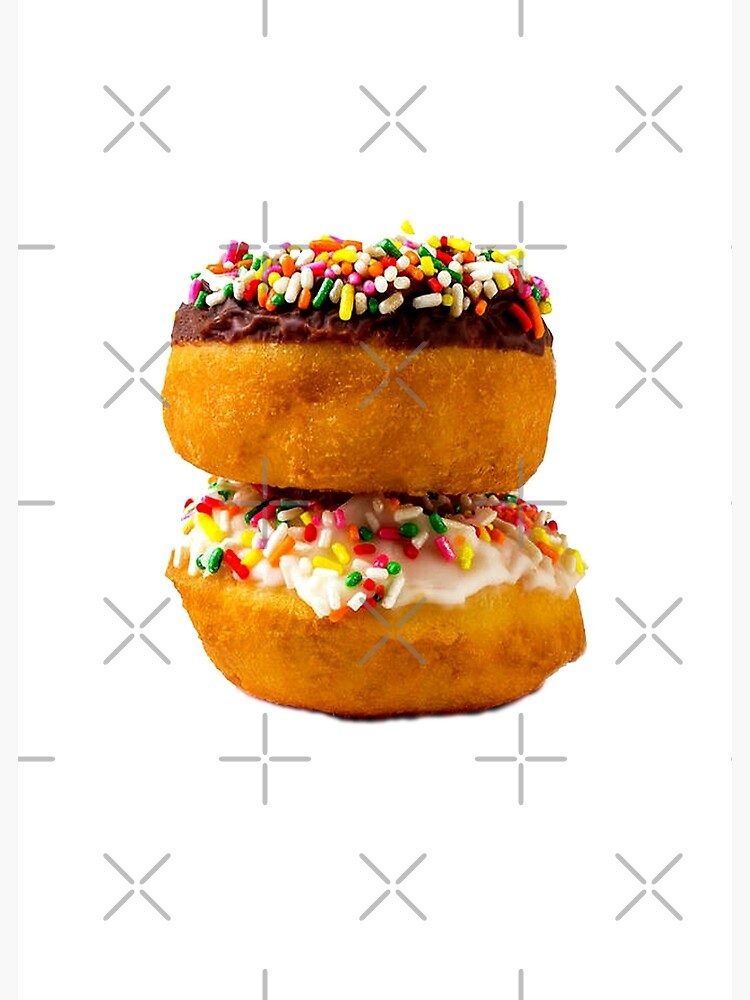 "Two Stacked Donuts" Poster for Sale by sanjiauguartist Redbubble