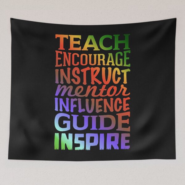 Item preview, teach encourage instruct designed and sold by manardesign.