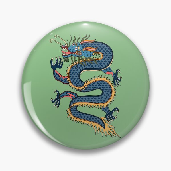 Item preview, TIBETAN DRAGON RUG-turquoise designed and sold by BEATRIZ ABAITUA.