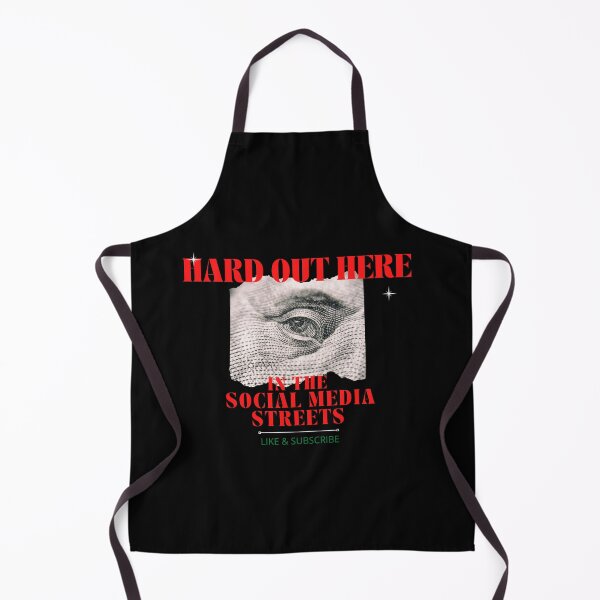 Item preview, Hard out here in the social media streets Red print designed and sold by DollarDollar.