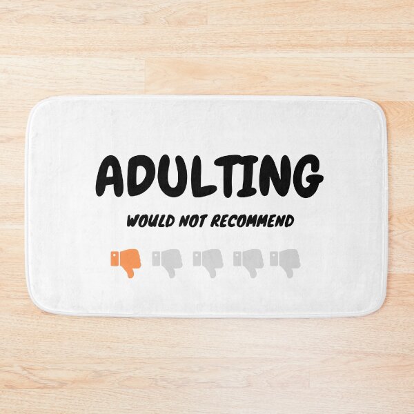 Item preview, Adulting is not recommend  designed and sold by RK-Artist.