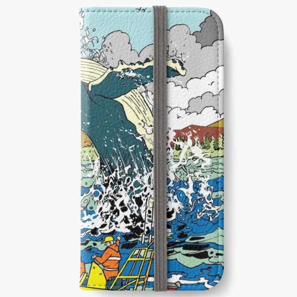 Jumping Whale iPhone Wallet