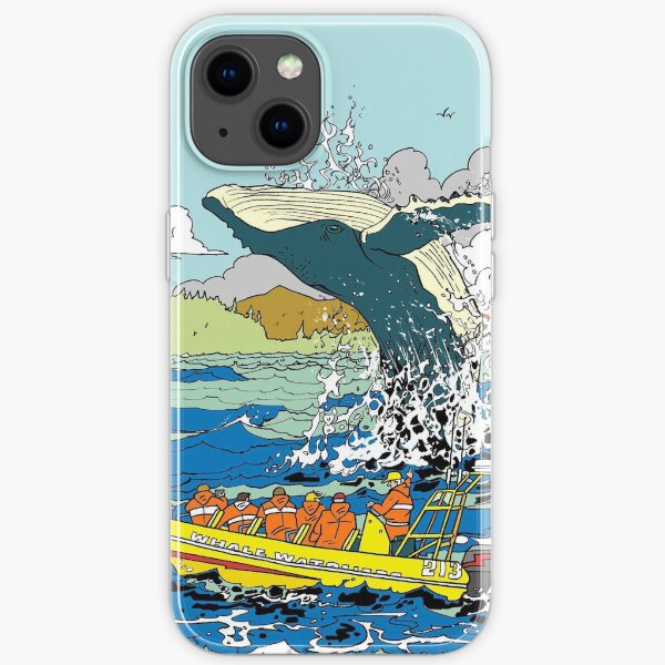 Jumping Whale iPhone Soft Case
