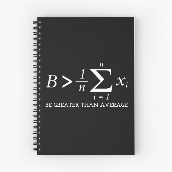 Item preview, Be Greater Than Average, Funny Math Lover Gift designed and sold by 24FAHSION.