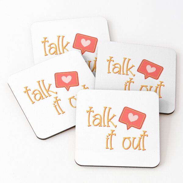 Item preview, When In Doubt, Talk It Out! designed and sold by Legit Hooligan.