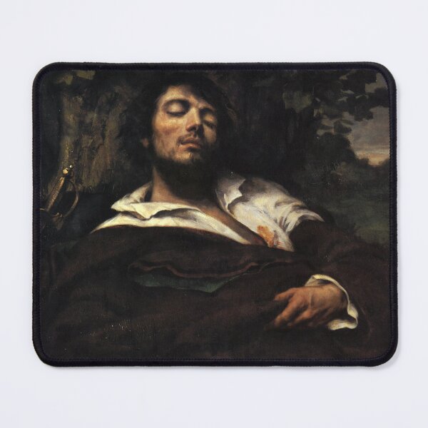 Item preview, Gustave Courbet - Wounded Man - L'Homme blessé designed and sold by ArtExpression.