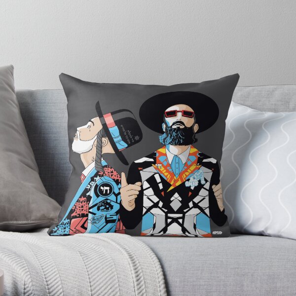 Shir Lamaalot | Modern and original jewish art Throw Pillow