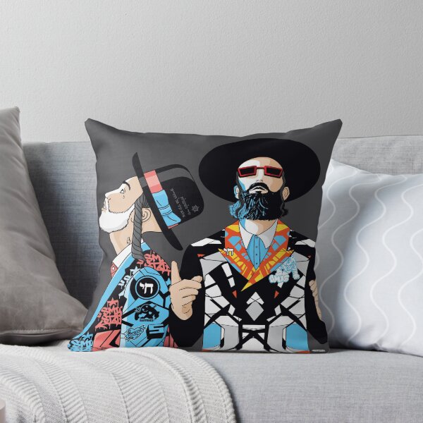 Shir Lamaalot | Modern and original jewish art Throw Pillow