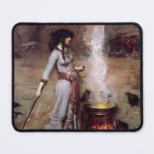 Item preview, John William Waterhouse - The Magic Circle designed and sold by ArtExpression.