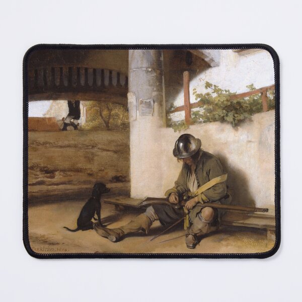 Item preview, Carel Fabritius - De Poort Bewaker - The Sentinel - The Sentry designed and sold by ArtExpression.