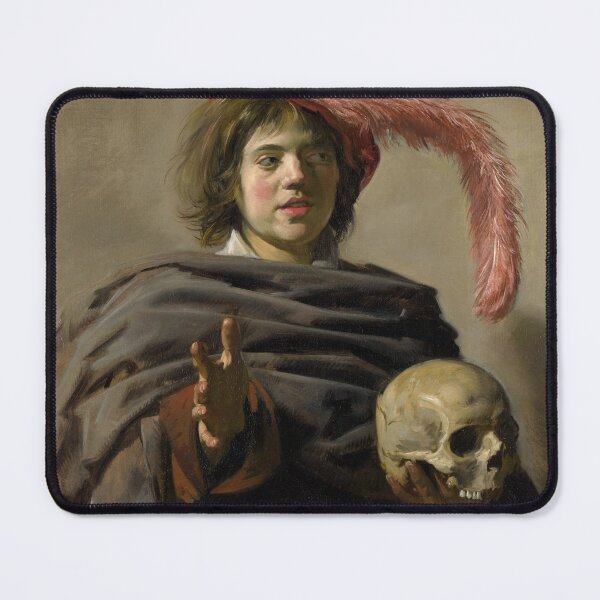 Item preview, Frans Hals - Young Man with a Skull designed and sold by ArtExpression.