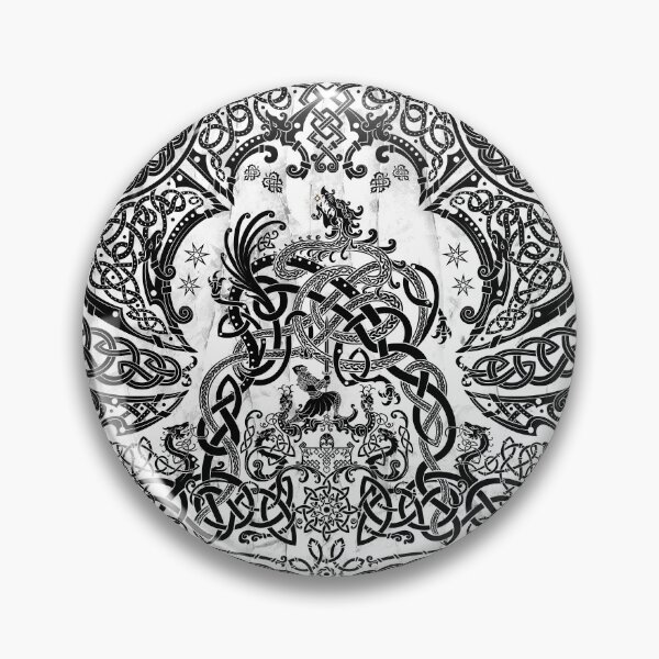 Item preview, Viking style Dragon - Black and White designed and sold by Abysm Internal.
