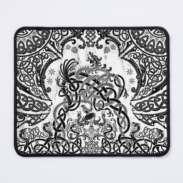Item preview, Viking style Dragon - Black and White designed and sold by Abysm Internal.