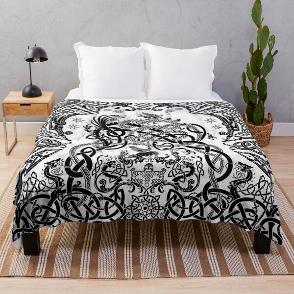 Item preview, Viking style Dragon - Black and White designed and sold by Abysm Internal.