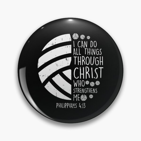 Item preview, Volleyball I Can Do Things Bible Verse God Jesus Gift designed and sold by ferverena4.