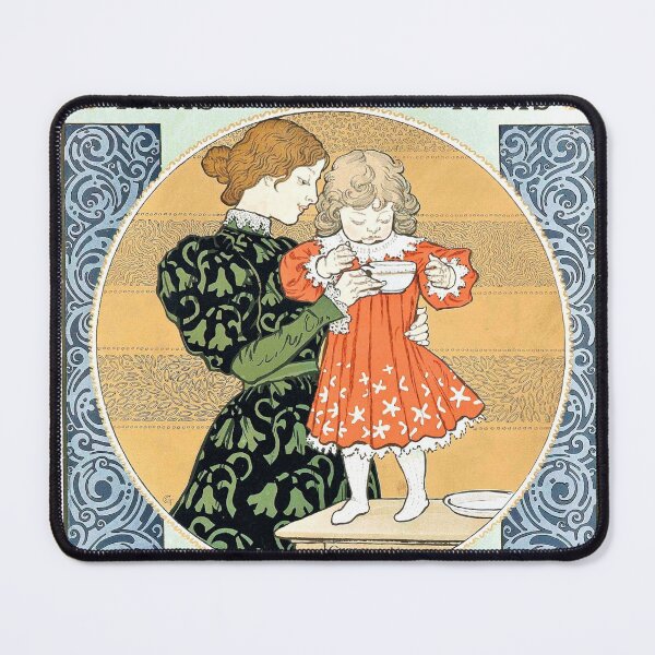 Item preview, Chocolat Mexicain by Eugène Grasset - Vintage Art Nouveau Poster designed and sold by ArtExpression.