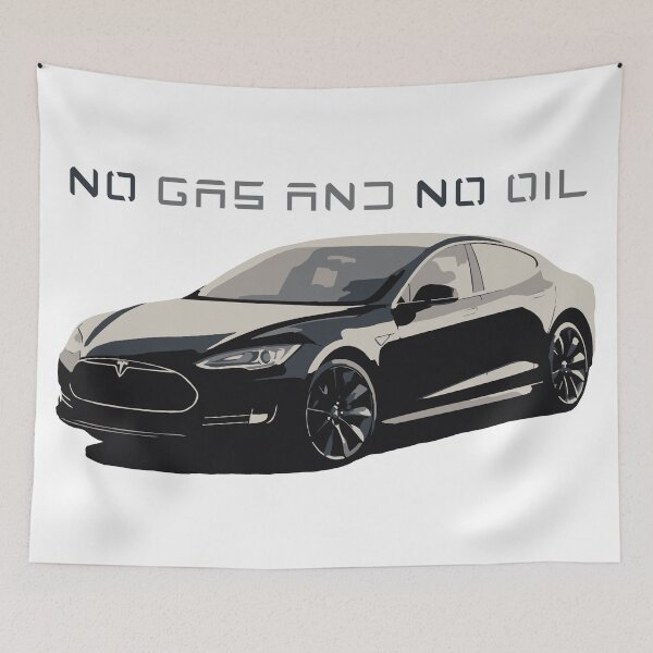 Item preview, Tesla S - no gas and no oil designed and sold by GalfiZsolt.