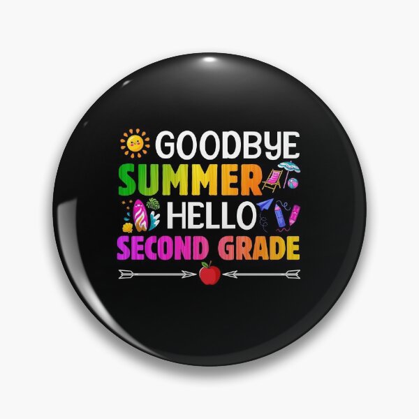 Item preview, Goodbye Summer Hello Second Grade Back To School Students Teachers designed and sold by TrenddyArts.